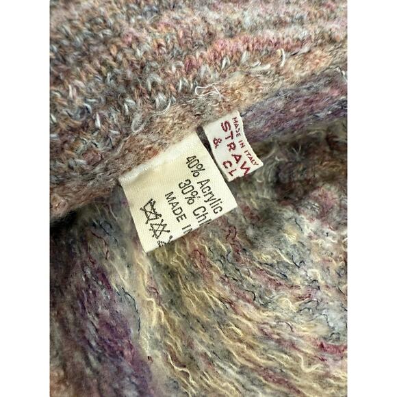 VTG Wool Blend Made In Italy One Size Knit Beanie Hat Strawbridge Clothier main image 4